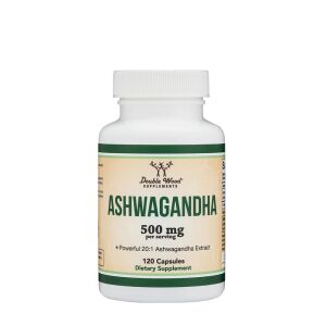 Double Wood-supplementen Ashwagandha (120 capsules) - Nuvalia