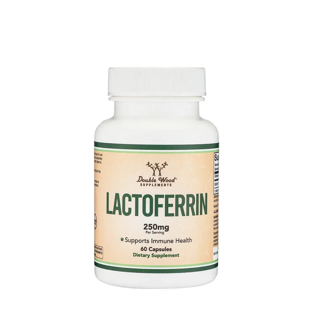 Double Wood Lactoferrine-supplementen (60 capsules) - Nuvalia