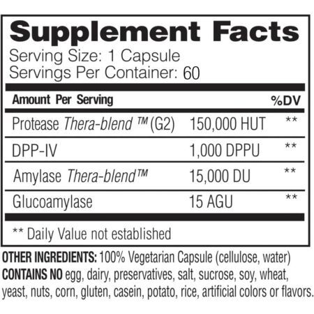 GlutenEase Extra Strength - 60 caps - Afbeelding 3