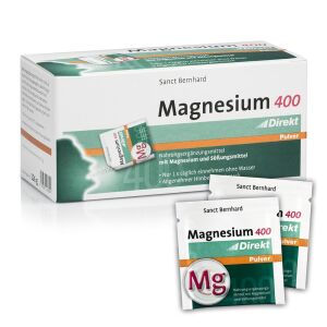 KRAUTERHAUS SANCT BERNHARD Magnesium 400 Direct Poeder (60 stuks) - Nuvalia