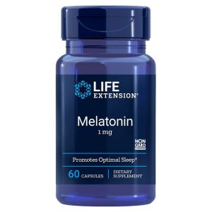 Life Extension - Melatonin 1 mg (60 Capsules) - Nuvalia