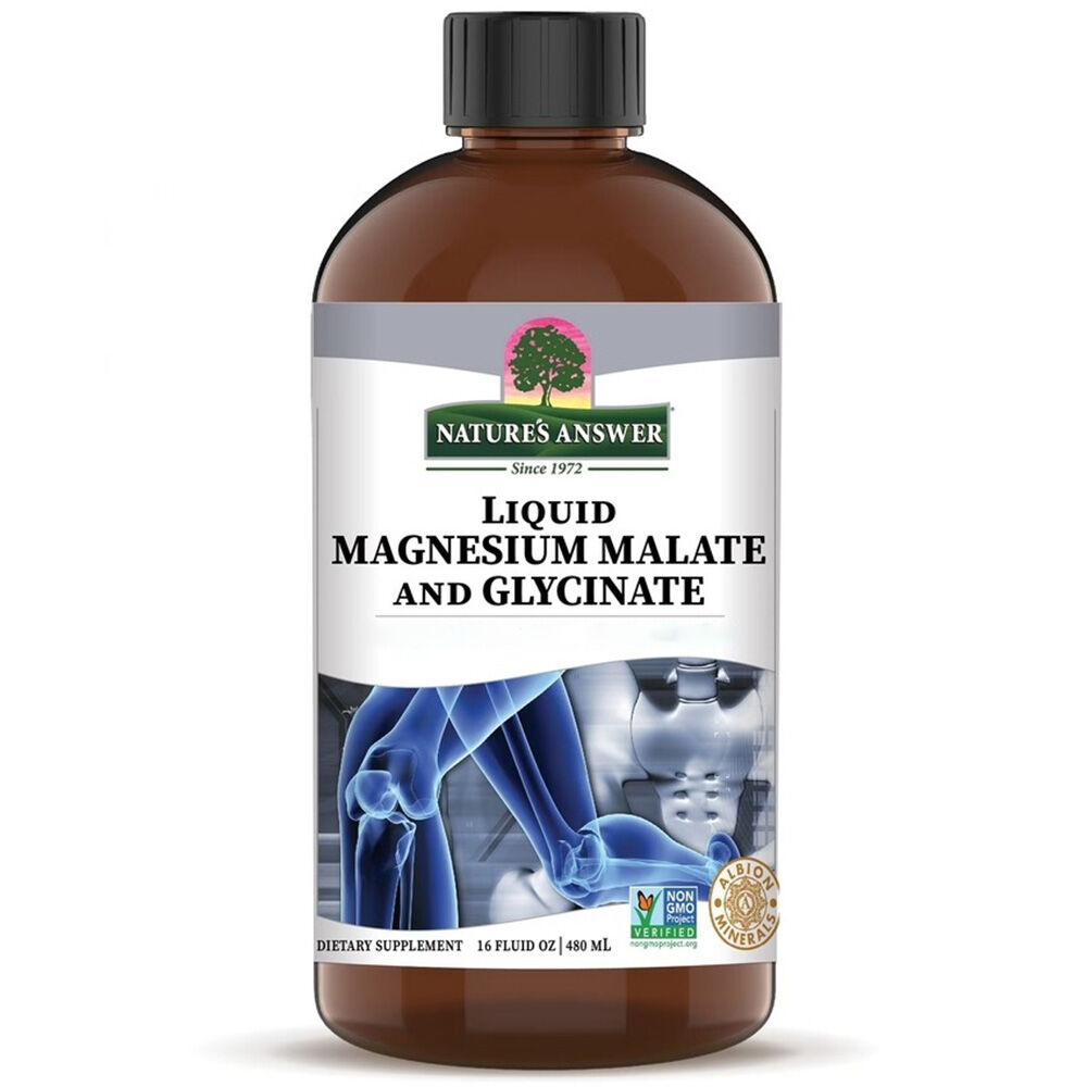 Liquid Magnesium Malate and Glycinate - 480 ml. - Afbeelding 2