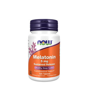 NOW Melatonin 5 mg Sustained Release (120 Tablets) - Viking Supplements