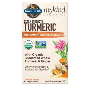 Mykind Extra Strength Kurkuma - 60 veganistische tabletten - Nuvalia