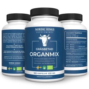 Nordic Kings 100% Biologische organische mix van grasgevoerde dieren – 180 capsules - Nuvalia