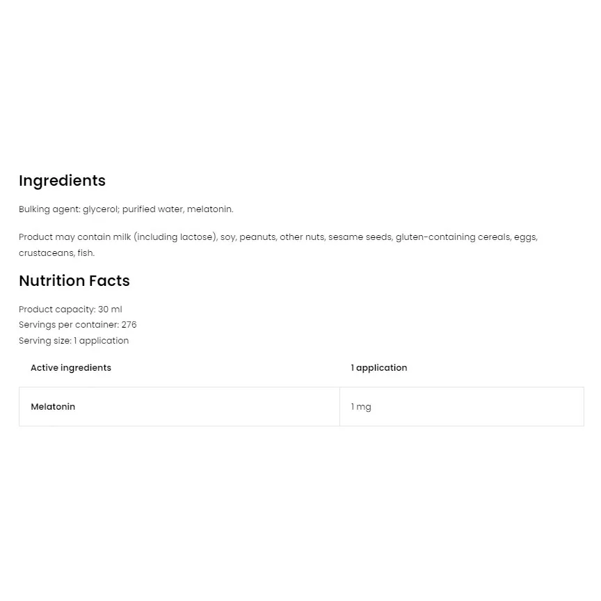 Ostrovit Pharma Melatonin spray (30 ml) - Afbeelding 4