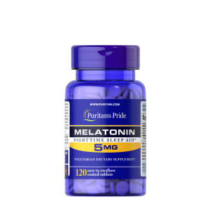 Puritan's Pride Melatonin 5 mg (120 Tablets) - Viking Supplements