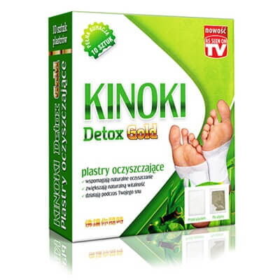 AURA HERBALS KINOKI Detox Gold reinigingspleisters (10 stuks) - Viking Supplements