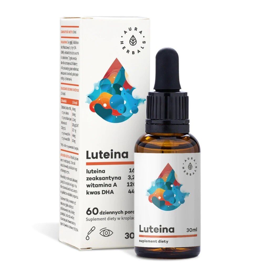 AURA HERBALS Luteïne + Vitamine A + DHA + Zeaxanthine (30 ml / 1 fl. oz.) - Viking Supplements
