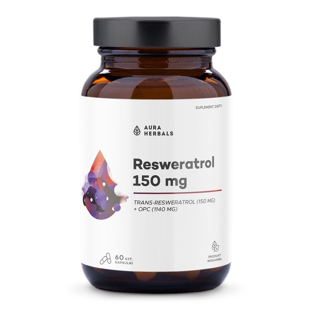 AURA HERBALS Resveratrol 150 mg (60 capsules) - Viking Supplements