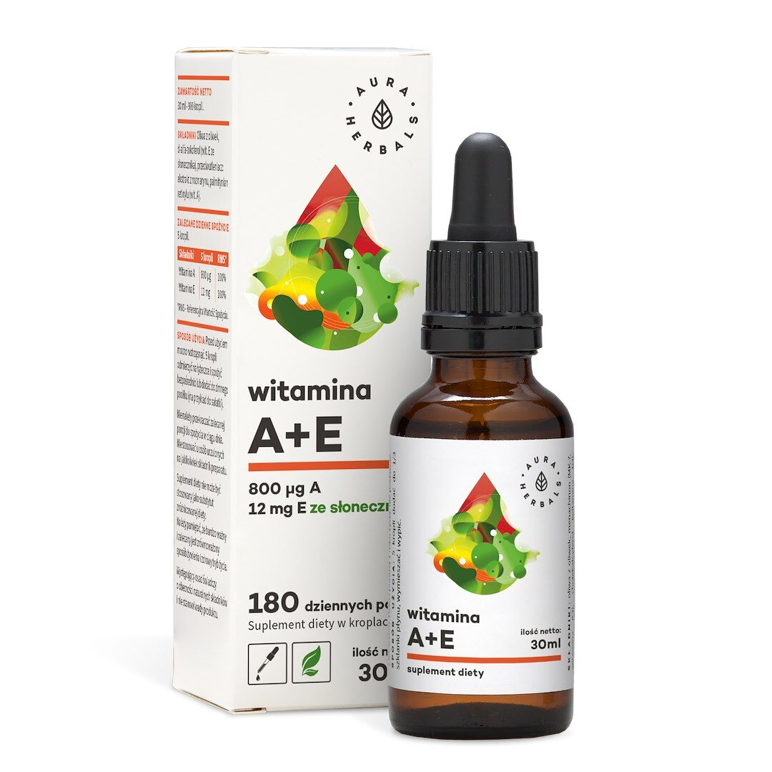 AURA HERBALS Vitamine A + E (30 ml / 1 fl. oz.) - Viking Supplements
