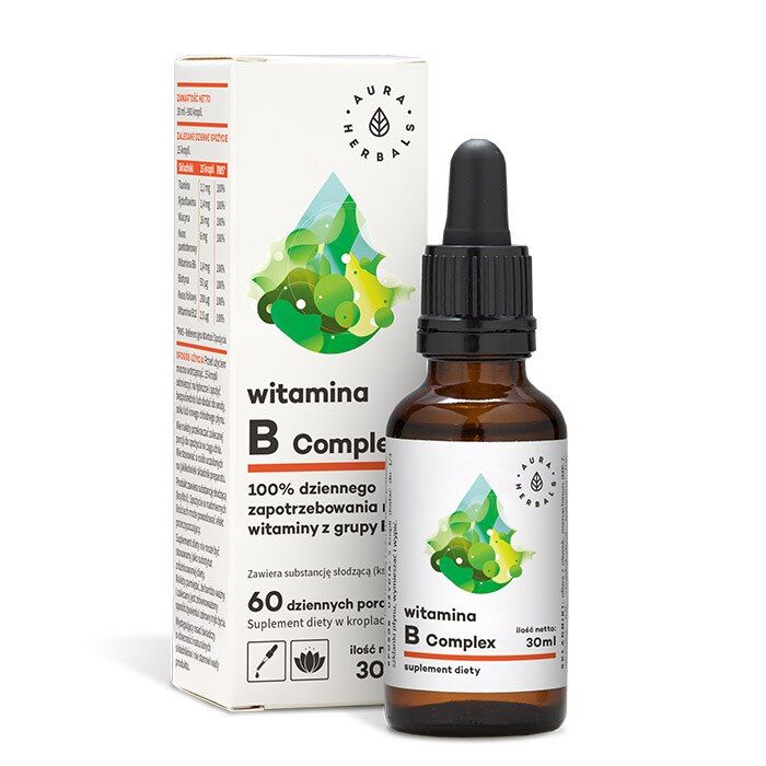 AURA HERBALS Vitamine B-complex (30 ml / 1 fl. oz.) - Viking Supplements
