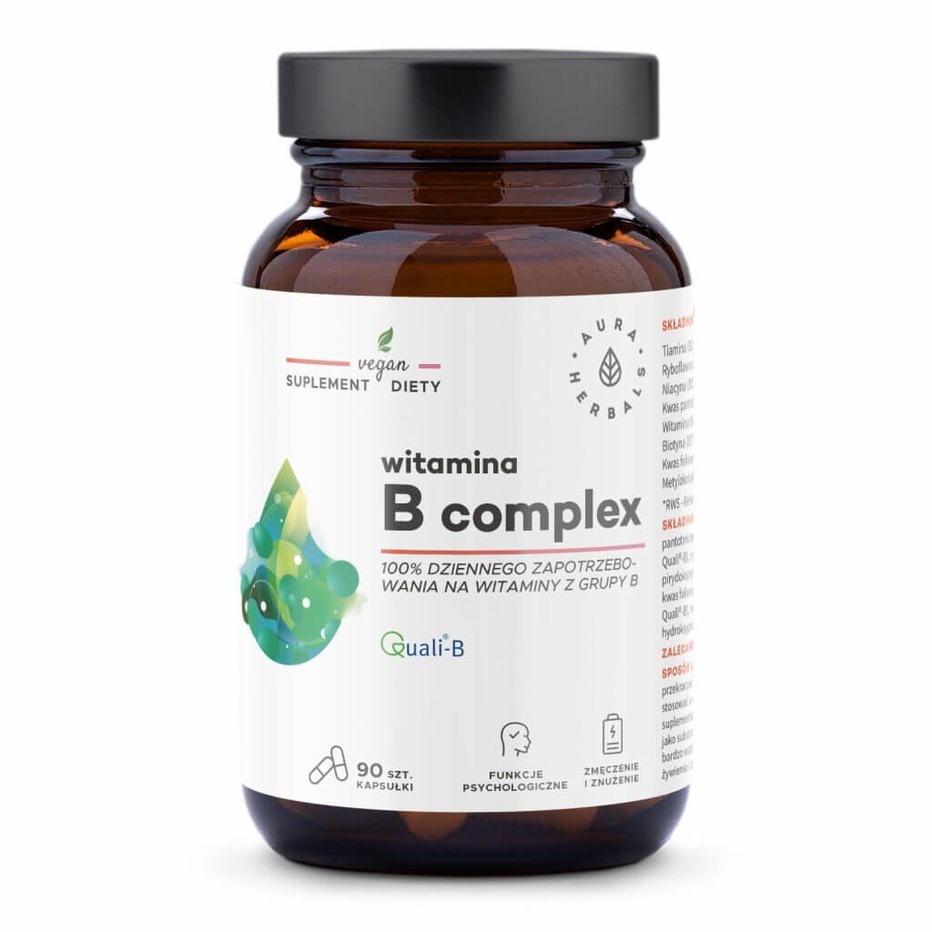 AURA HERBALS Vitamine B-complex (90 capsules) - Viking Supplements