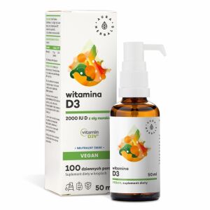 AURA HERBALS Vitamine D3 2000 IE Veganistisch (50 ml / 1