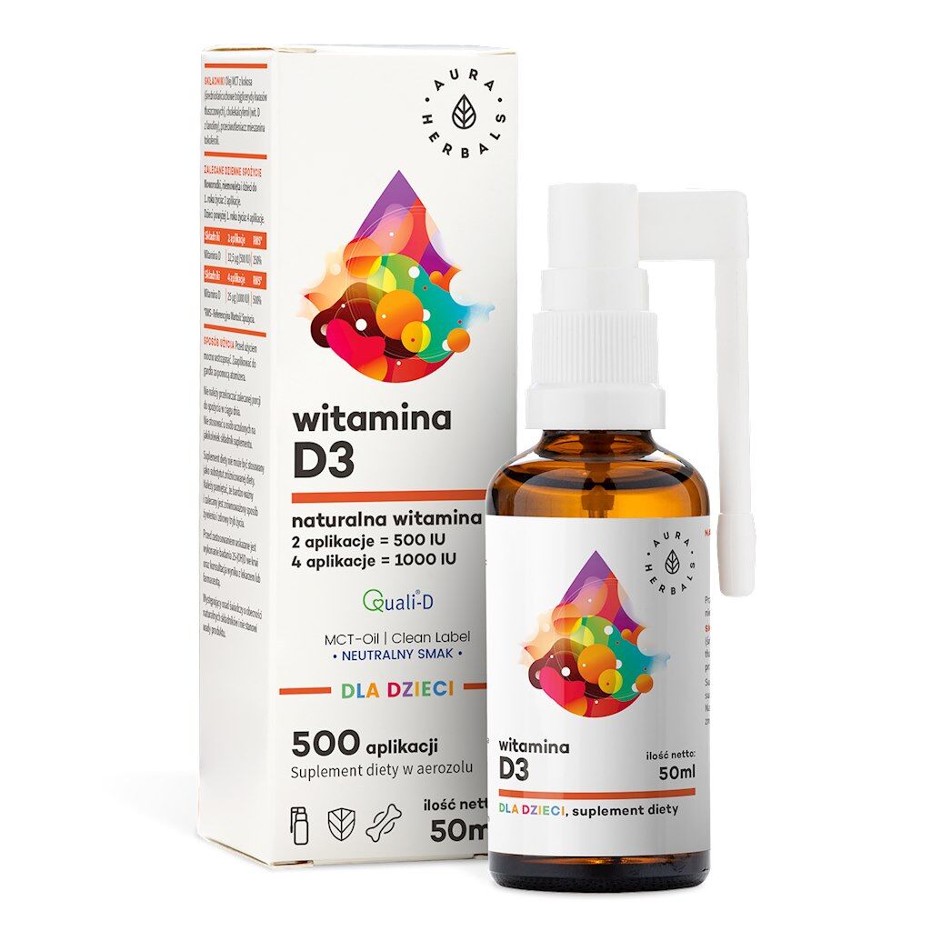 AURA HERBALS Vitamine D3 voor kinderen