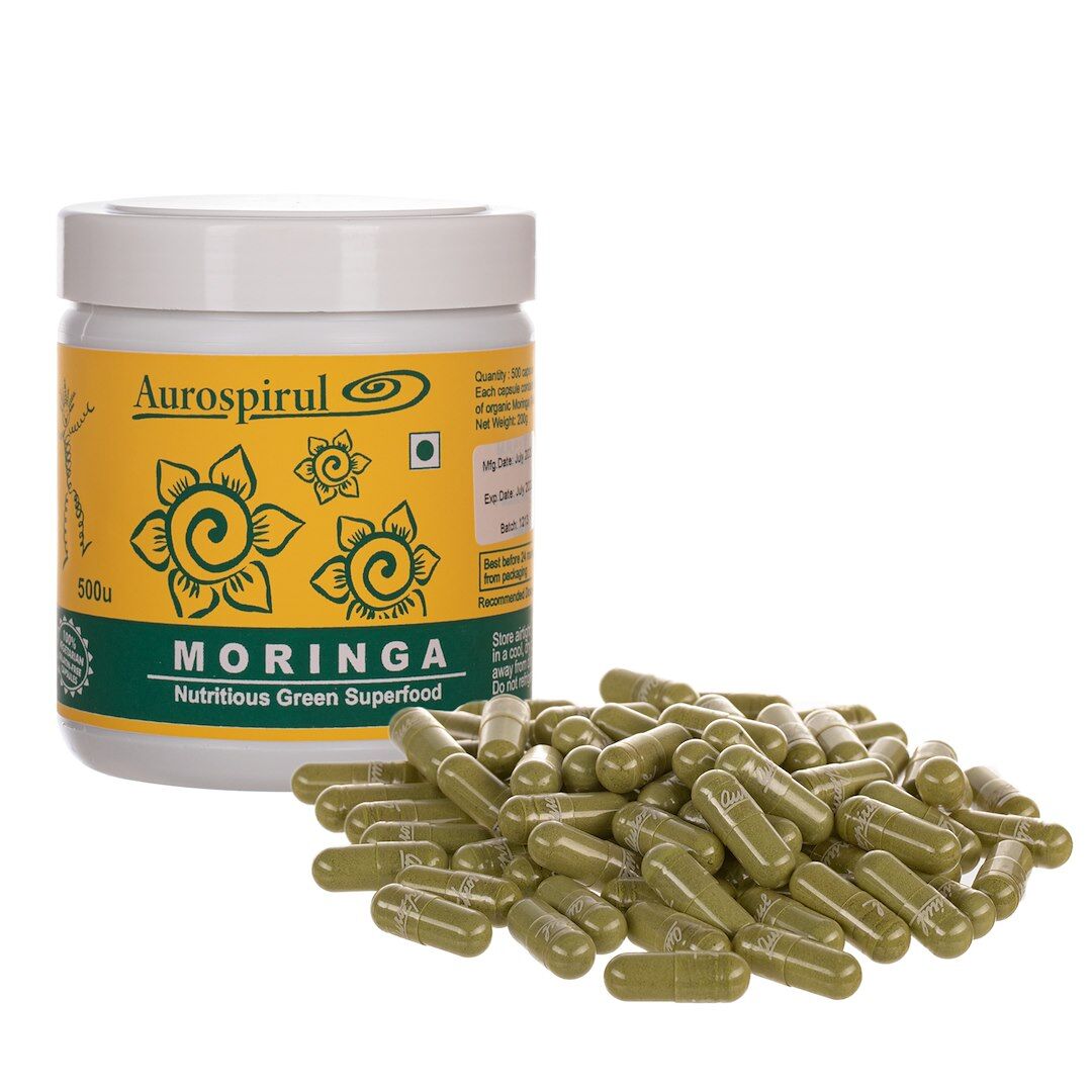 AUROSPIRUL Moringa (500 capsules) - Viking Supplements