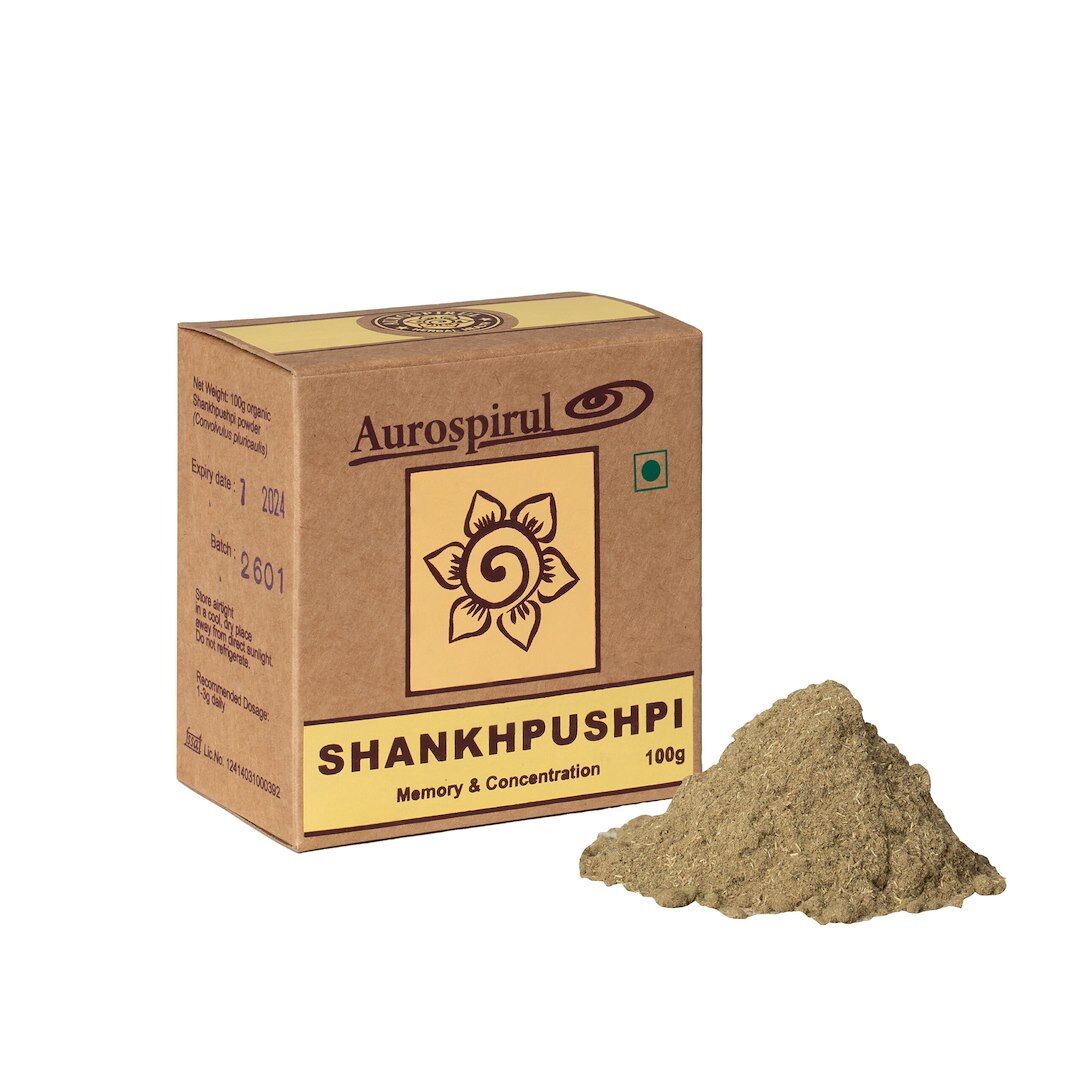 AUROSPIRUL Shankapushpi-poeder (100 g / 3