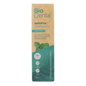 BECONFIDENT BioDenta Pasta do zębów wrażliwych o smaku świeżej mięty (75 ml) - Viking Supplements