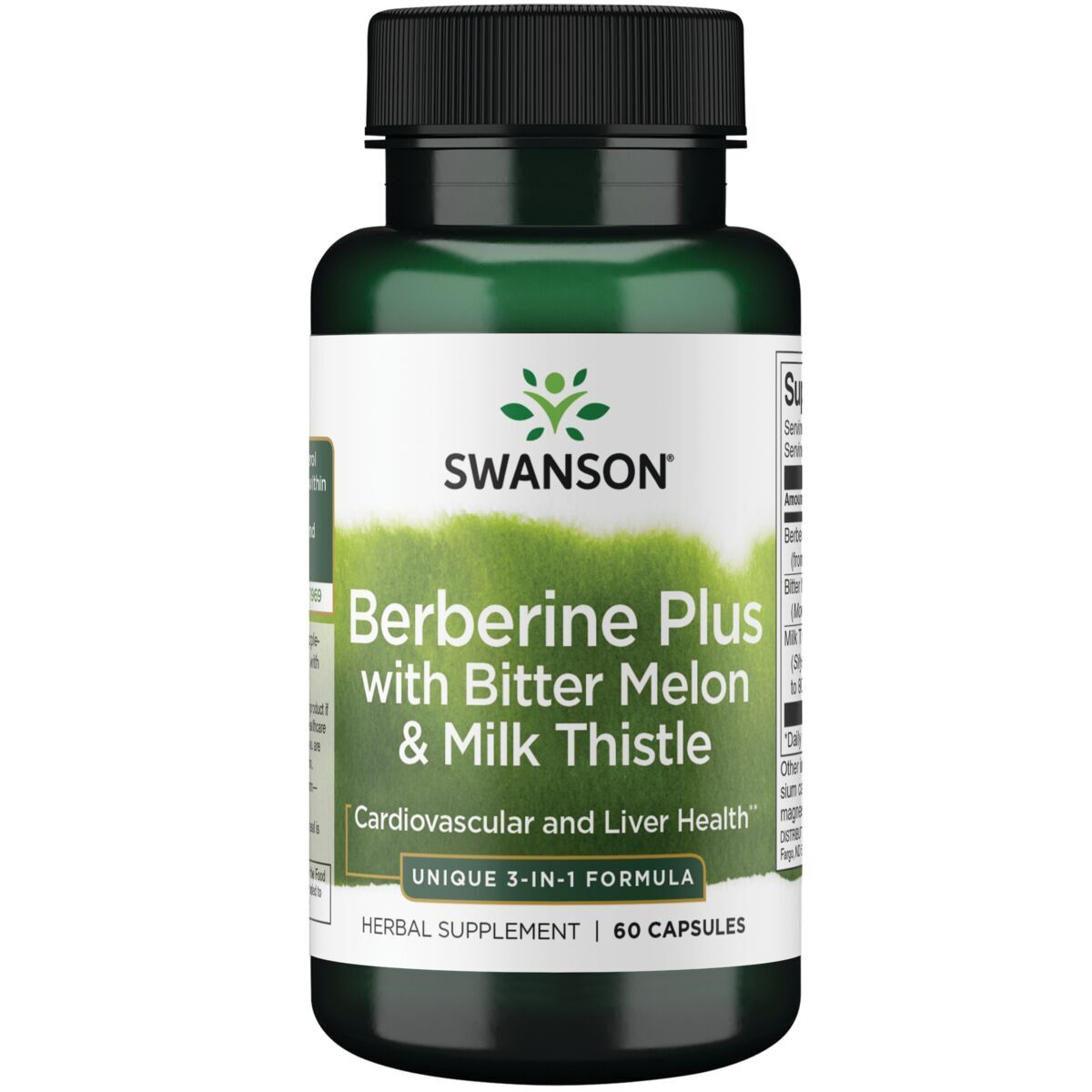 Berberine Plus met bittermeloen en mariadistel - 60 capsules - Viking Supplements