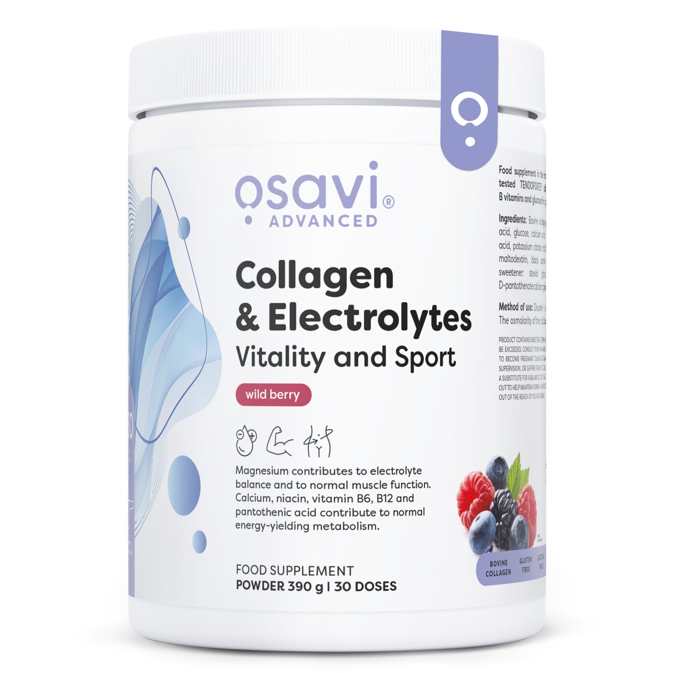 Collageen, elektrolyten, vitaliteit en sport