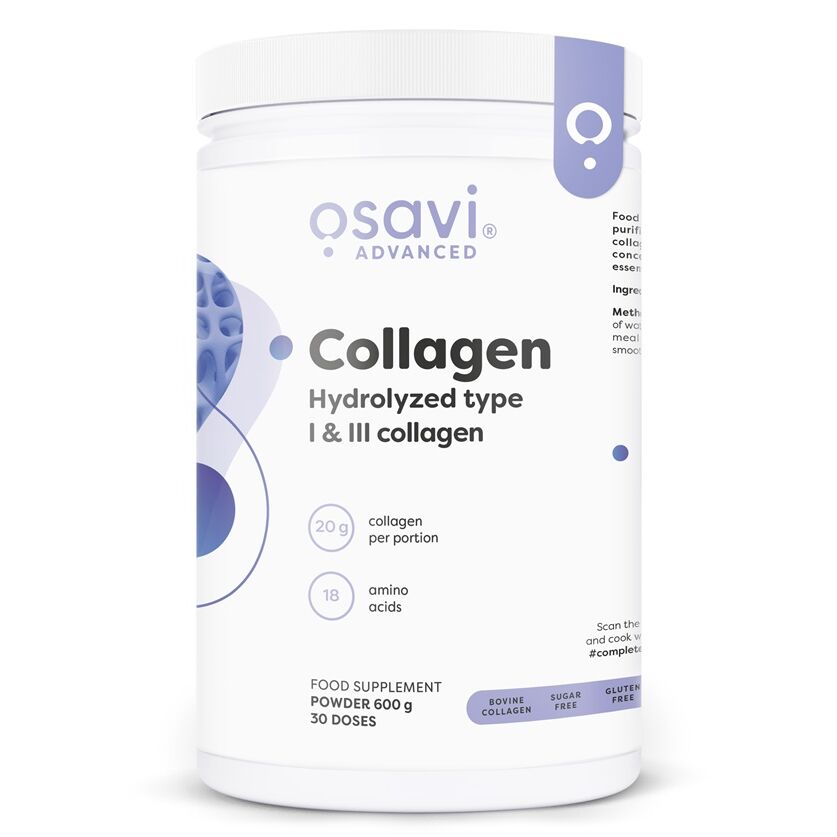 Collageenpeptiden – Gehydrolyseerd type 1 en 3 – 600 g – Viking Supplements