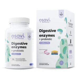 Spijsverteringsenzymen + probiotica - 120 veganistische capsules - Viking Supplements