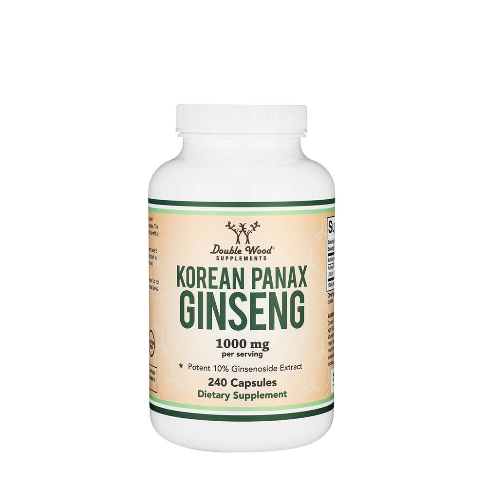 Double Wood-supplementen met Koreaanse Panax-ginseng (240 capsules) - Viking Supplements