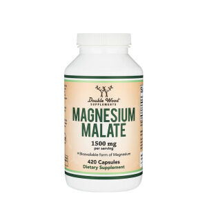 Double Wood Supplementen Magnesiummalaat (420 capsules) - Viking Supplements
