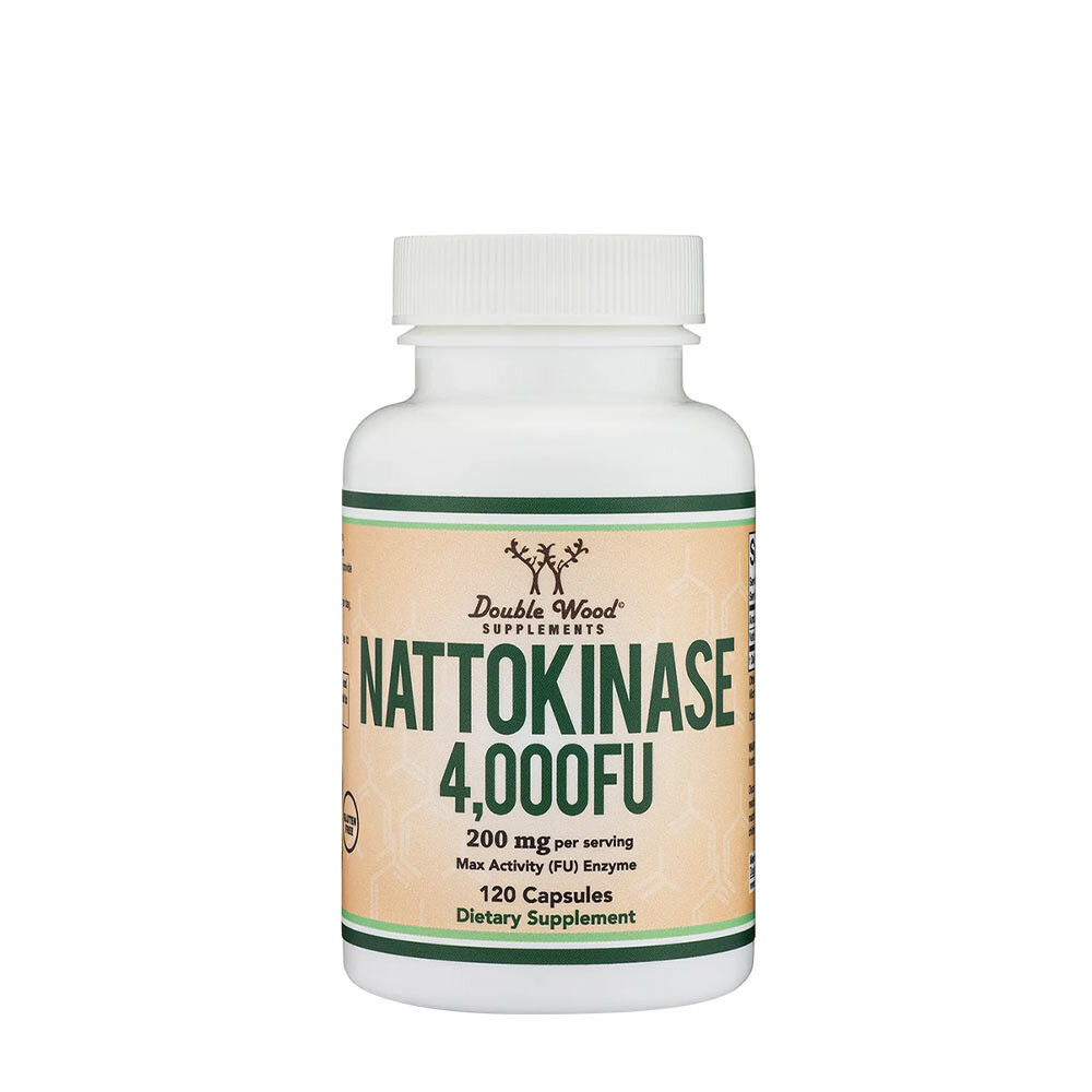 Double Wood-voedingssupplementen Nattokinase (120 capsules) - Viking Supplements