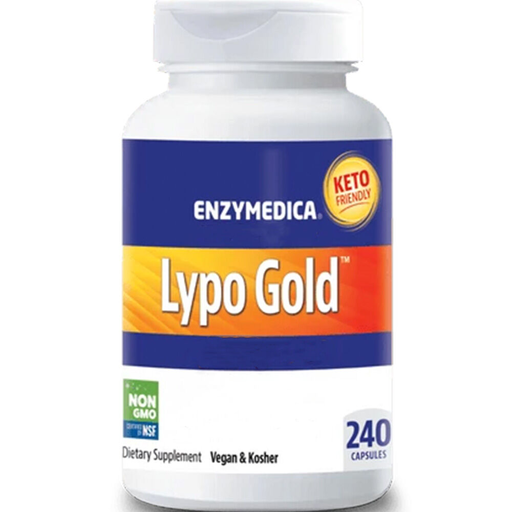Enzymedica Lypo Gold 240 capsules - Viking Supplements