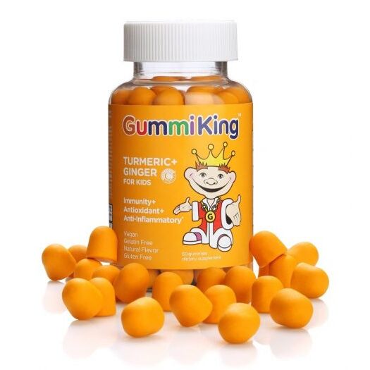 GUMMIKING Kurkuma + Gember voor kinderen (60 gummies) - Viking Supplements