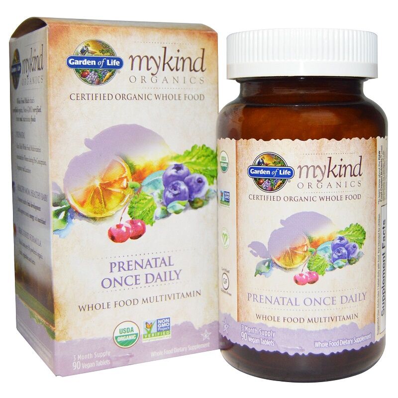 Garden of Life - Mykind Prenatal Once Daily - 90 tabletten - Viking Supplements