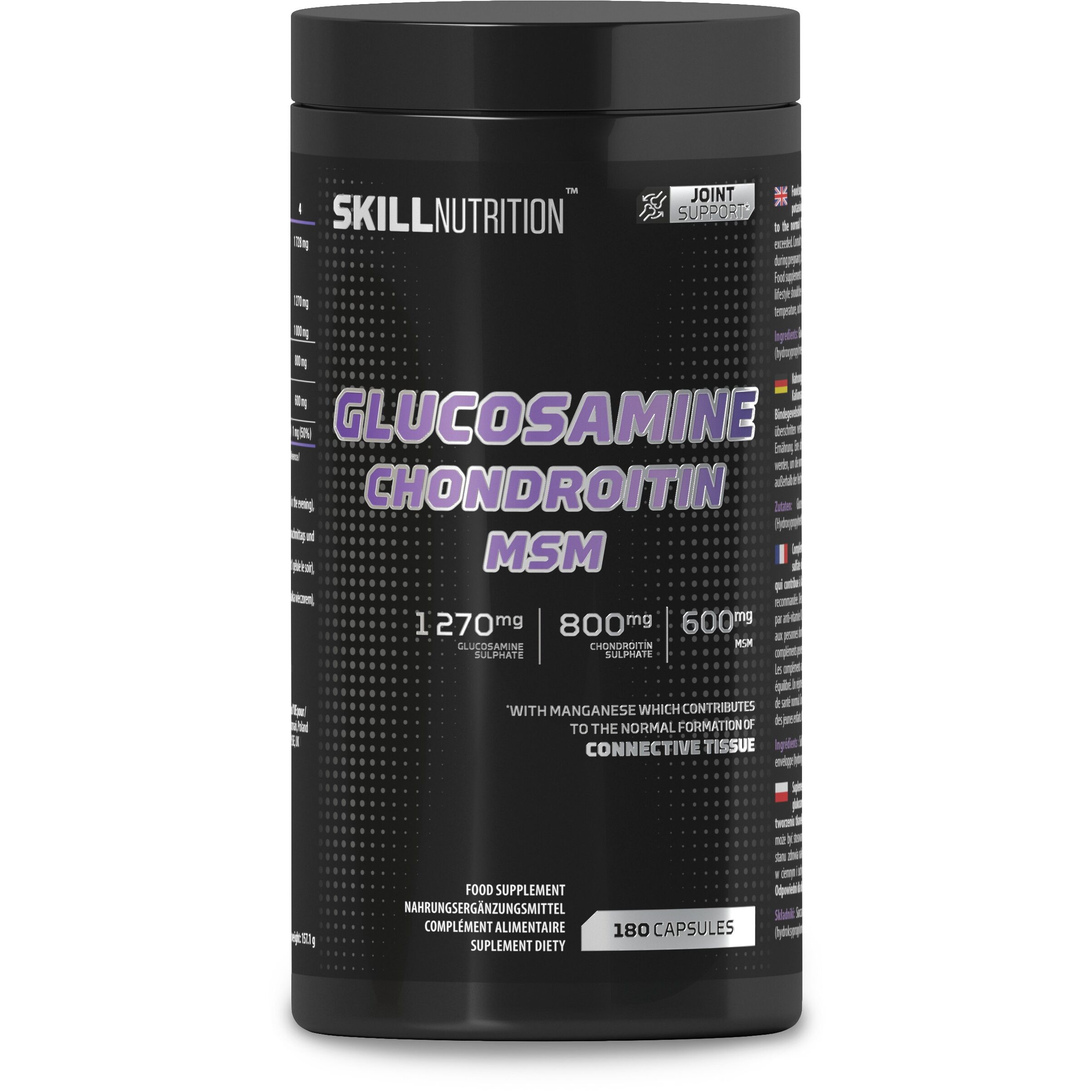 Glucosamine, chondroïtine en MSM – 180 capsules – Viking Supplements
