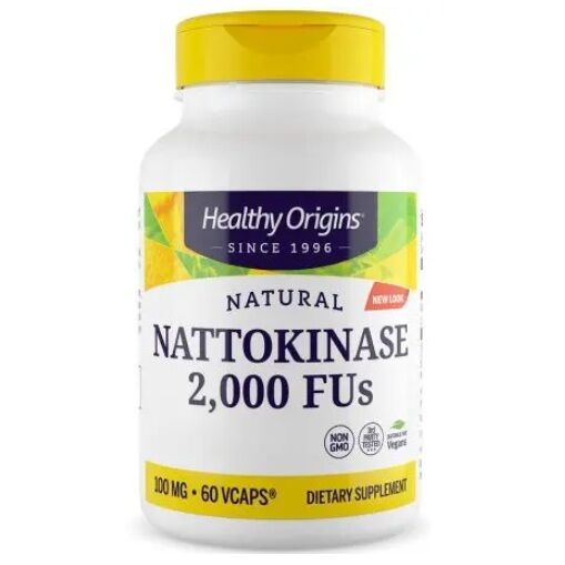 HEALTHY ORIGINS Natuurlijke Nattokinase 2000 FU (60 capsules) - Viking Supplements