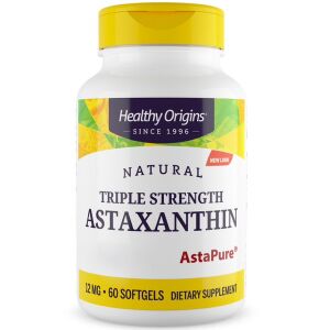Healthy Origins Astaxanthine Depot 12 mg 60 zachte capsules - Viking Supplements