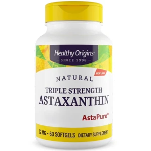Healthy Origins Astaxanthine Depot 12 mg 60 zachte capsules - Viking Supplements