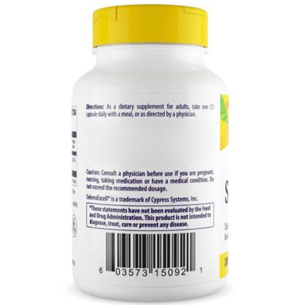 Healthy Origins Seleno Excell Selenium 200mcg 180 capsules - Afbeelding 4