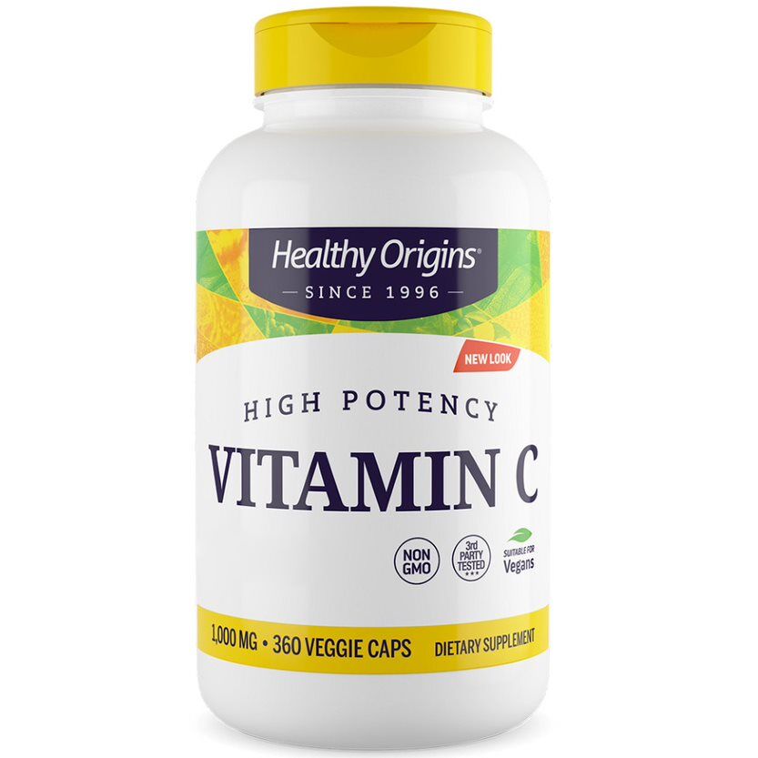 Healthy Origins Vitamine C 1 000 mg 360 capsules - Viking Supplements