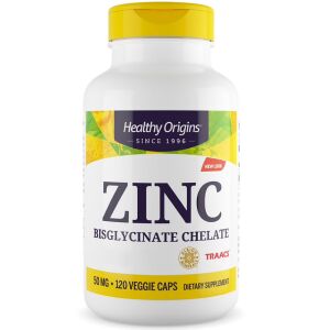 Healthy Origins Zinc Depot 50 mg 120 vegetarische capsules - Viking Supplements