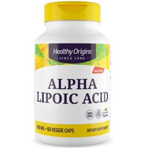 Healthy Origins alfa-liponzuur depot 600 mg 60 capsules - Viking Supplements
