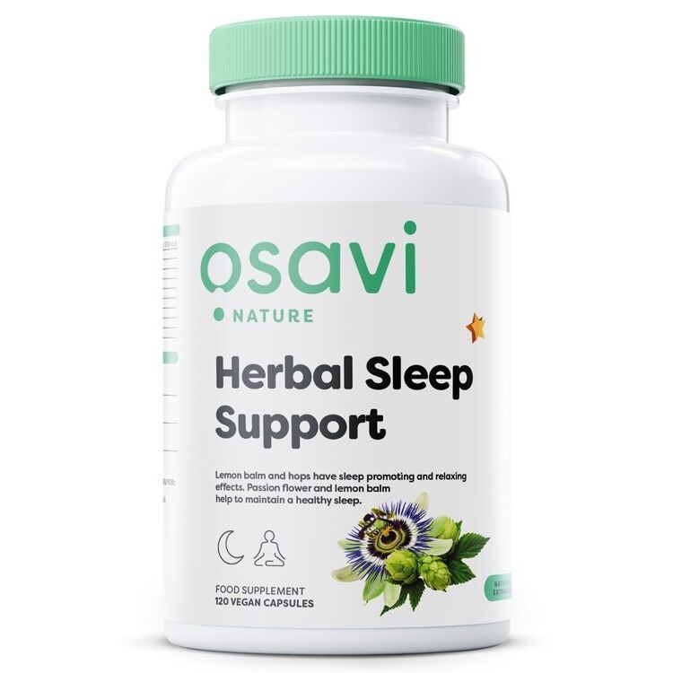 Kruidenpreparaat ter ondersteuning van de slaap (zonder melatonine) - 120 veganistische capsules - Viking Supplements