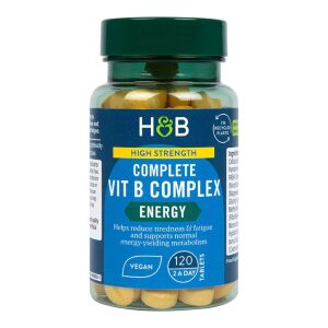 Compleet vitamine B-complex met hoge potentie - 120 tabletten - Viking Supplements