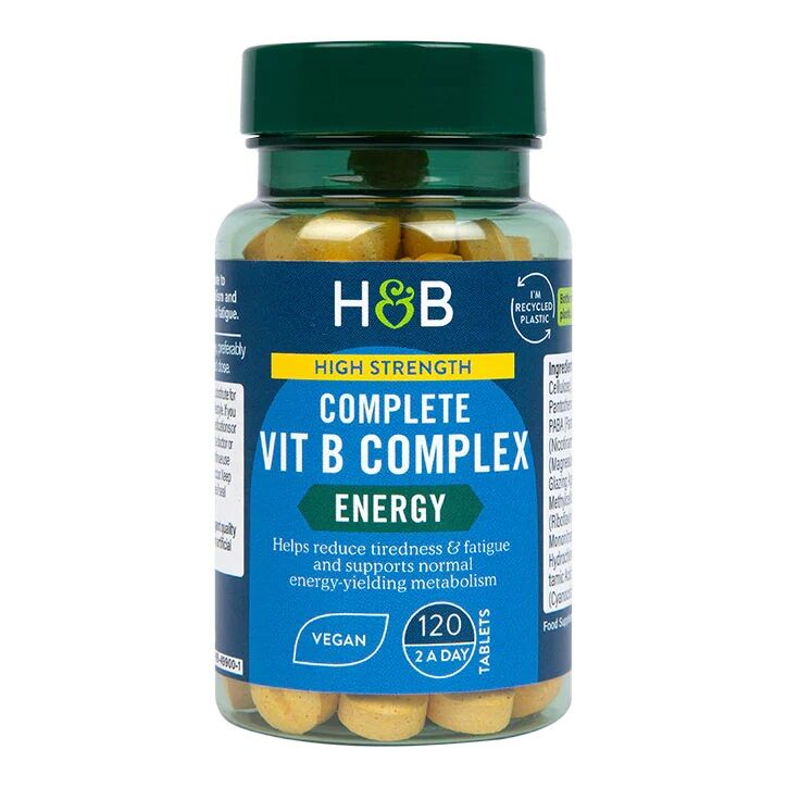Compleet vitamine B-complex met hoge potentie - 120 tabletten - Viking Supplements
