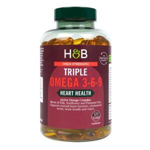 High Strength Triple Omega 3-6-9 - 120 capsules - Viking Supplements