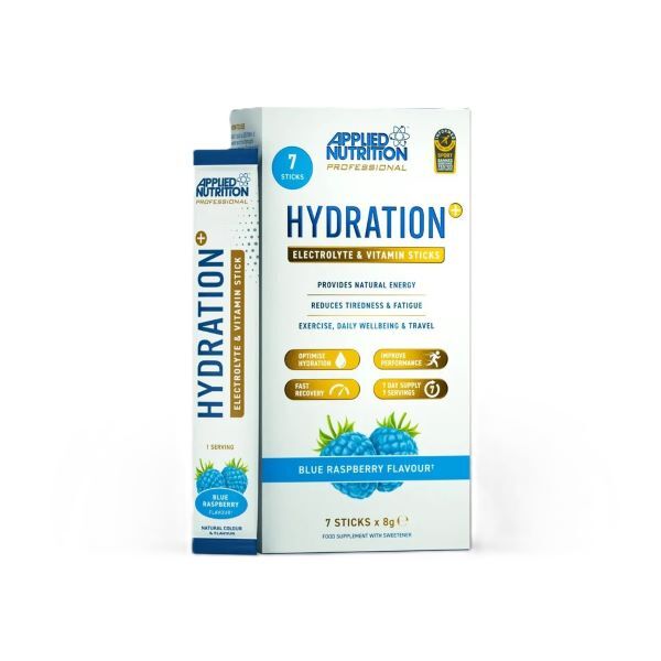 Hydratatie + elektrolyten- en vitaminepoeder in stickverpakkingen