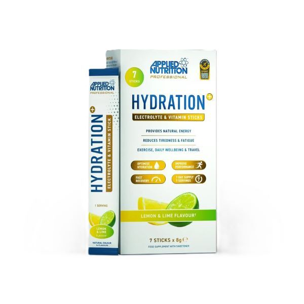 Hydratatie + elektrolyten- en vitaminepoeder in stickverpakkingen