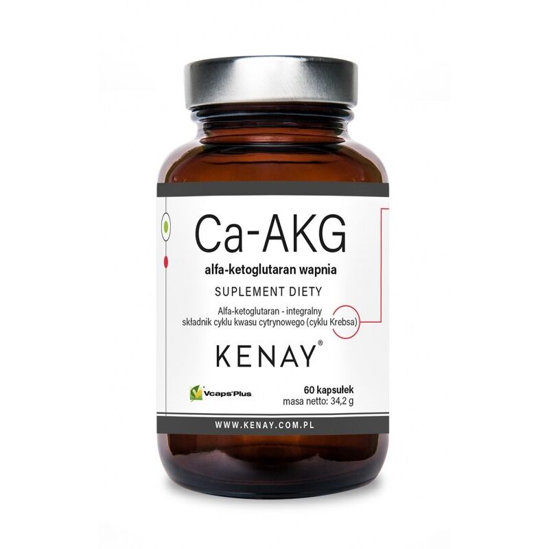 KENAY Ca-AKG calcium-alfa-ketoglutaraat (60 capsules) - Viking Supplements