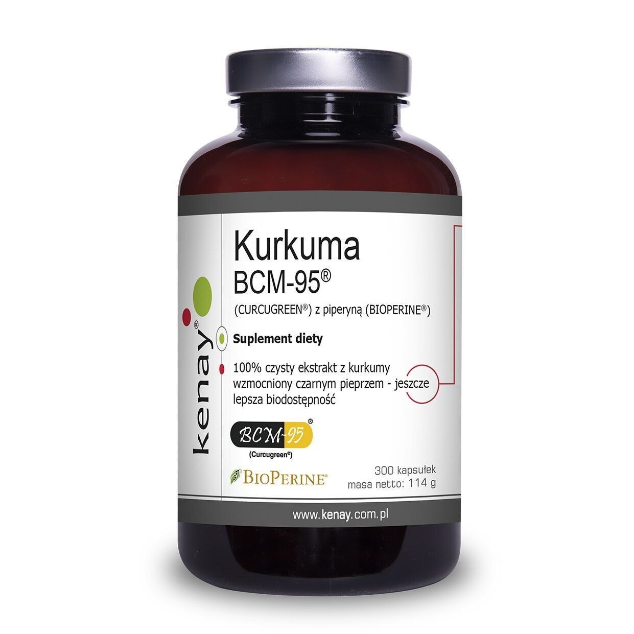KENAY Curcumine BCM-95 met piperine (300 capsules) - Viking Supplements