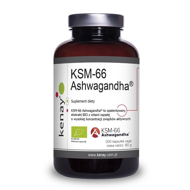 KENAY Biologische Ashwagandha KSM-66 (300 capsules) - Viking Supplements