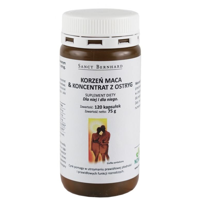 KRAUTERHAUS SANCT BERNHARD Oysters Maca Active Capsules (120 caps) - Viking Supplements